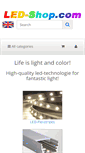 Mobile Screenshot of led-shop.com