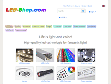 Tablet Screenshot of led-shop.com